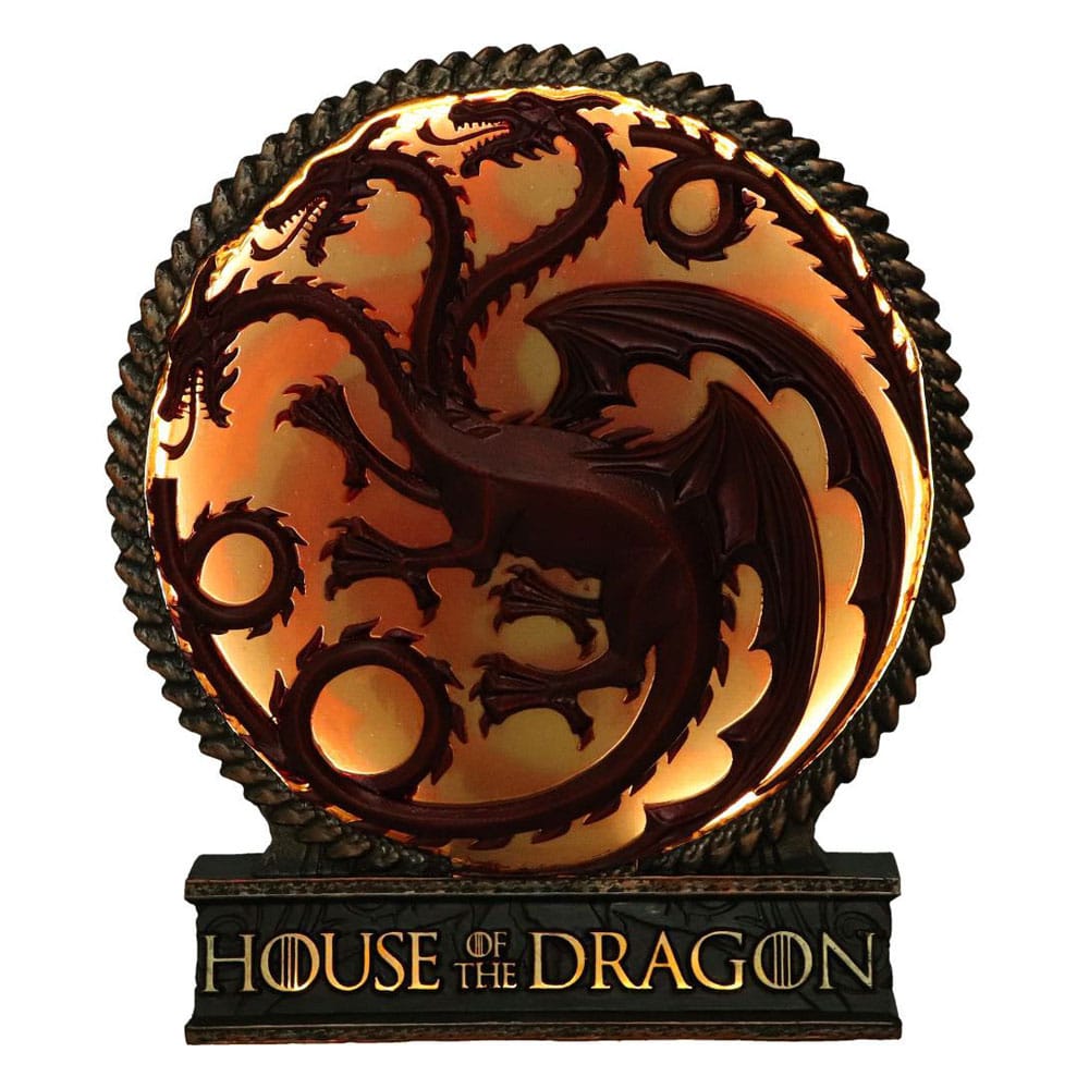 Game of Thrones: House of the Dragon LED-Light Logo 20 cm - Lampada