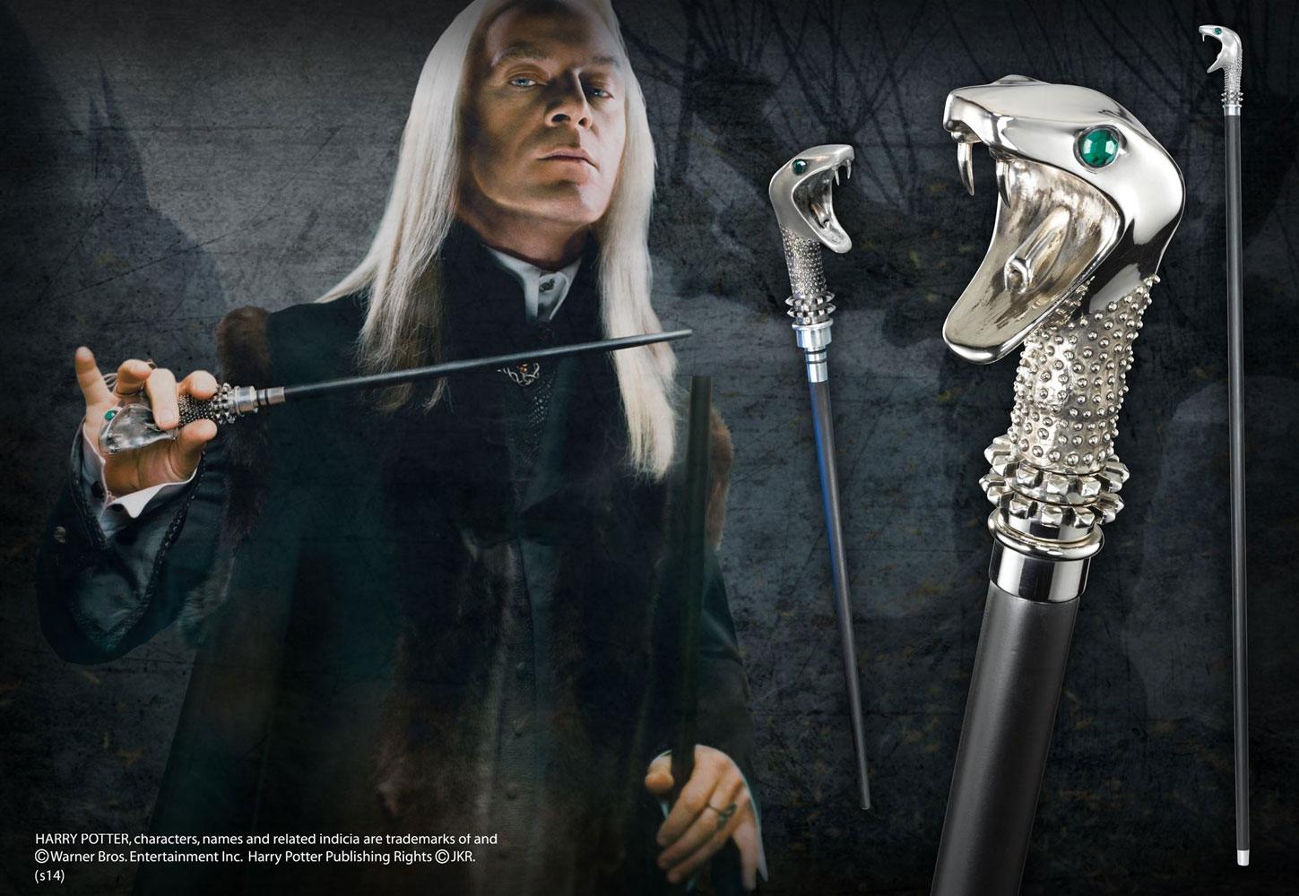 Harry Potter - Lucius Malfoy´s Walking Stick - Bacchetta magica e Bastone da passeggio