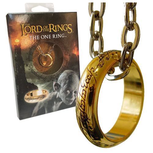 The Lord of the Rings: Ring The One Ring (gold plated) Unico Anello