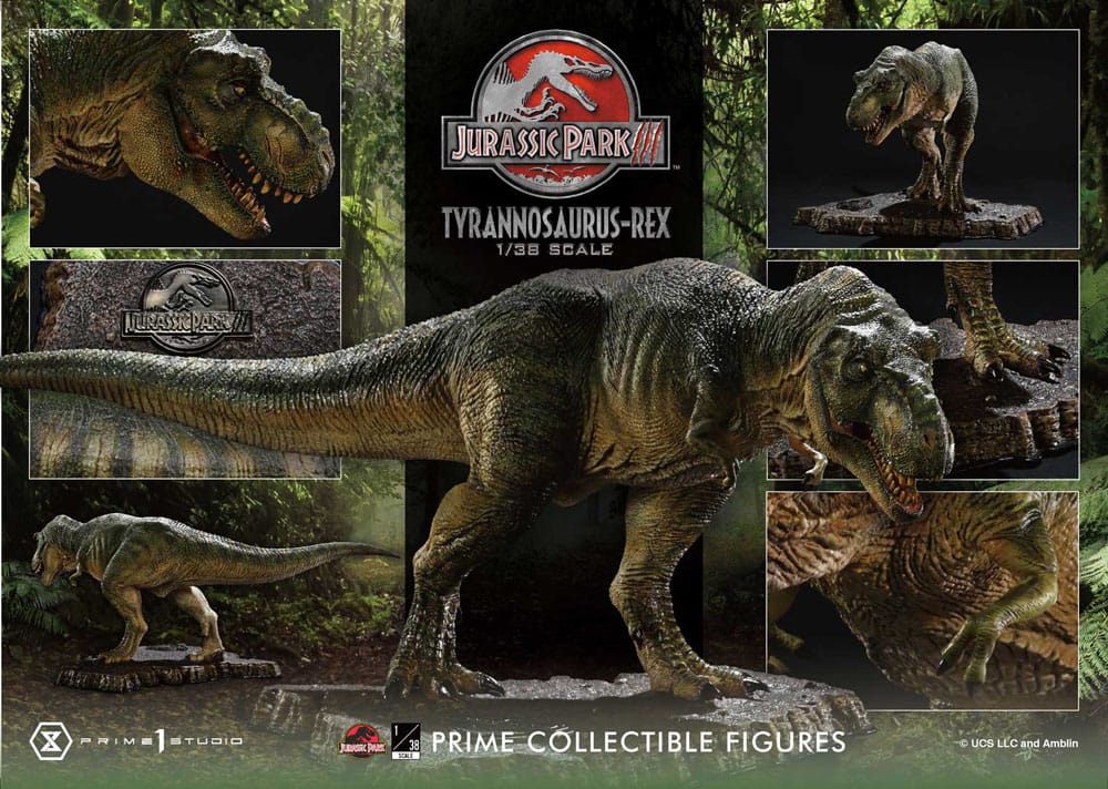Jurassic Park III Prime Collectibles Statue 1:38 T-Rex 40 cm