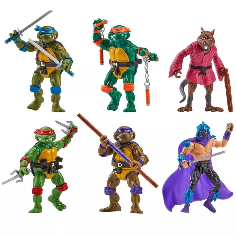 Teenage Mutant Ninja Turtles 6-Pack Action Figures 1988 Remastered Exclusive