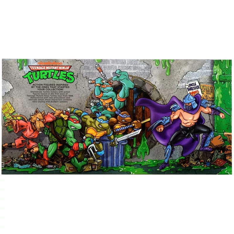 Teenage Mutant Ninja Turtles 6-Pack Action Figures 1988 Remastered Exclusive