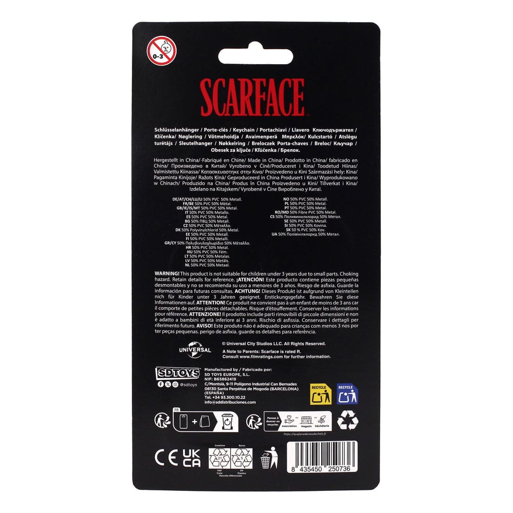 Scarface Keychain The World is Yours